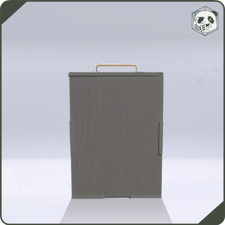 Small H2 PAWS Transport Case – Compact Storage for Warhammer and Wargame Miniatures (28x15x38 cm) | Panda’s Atelier