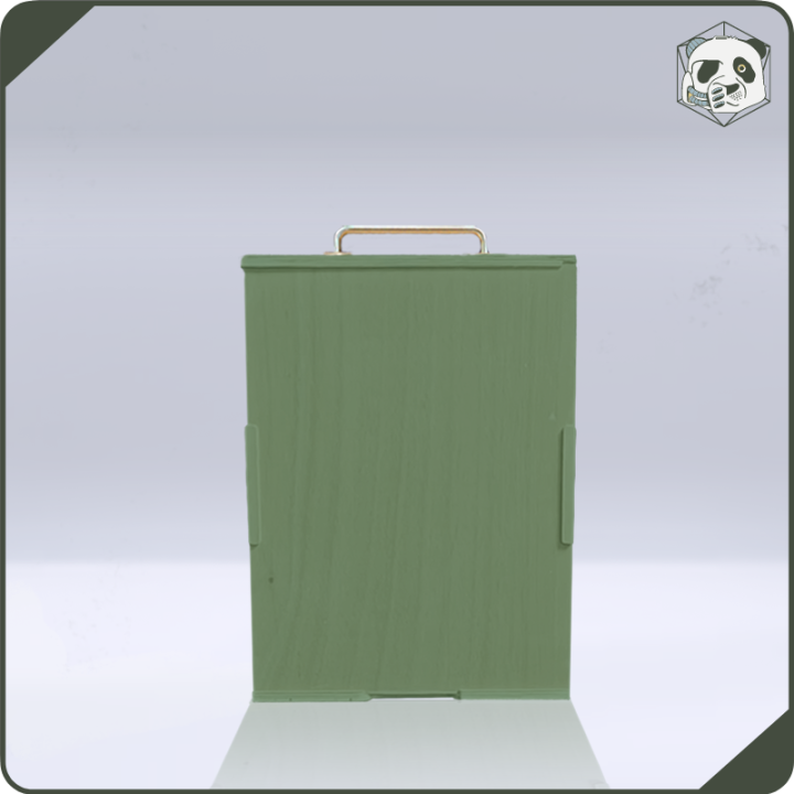 Small H2 PAWS Transport Case – Compact Storage for Warhammer and Wargame Miniatures (28x15x38 cm) | Panda’s Atelier