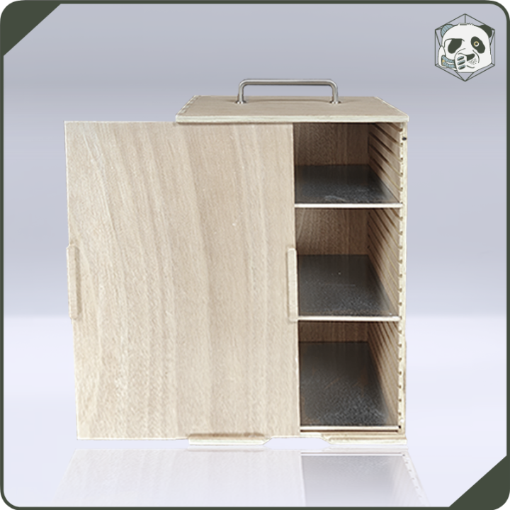 Mallette Medium H3 – Transport Optimal pour Figurines Warhammer et Wargame (28x23x46 cm) | Panda’s Atelier