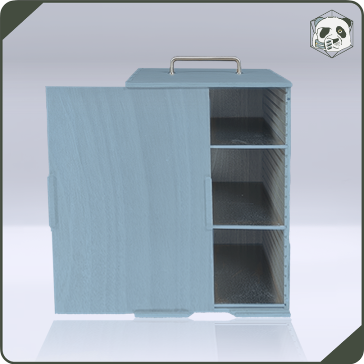 Mallette Medium H3 – Transport Optimal pour Figurines Warhammer et Wargame (28x23x46 cm) | Panda’s Atelier