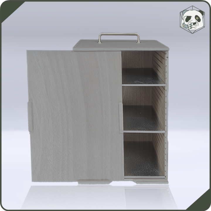 Mallette Medium H3 – Transport Optimal pour Figurines Warhammer et Wargame (28x23x46 cm) | Panda’s Atelier