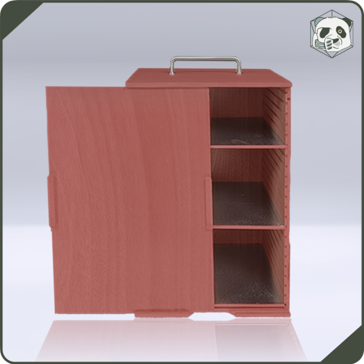 Mallette Medium H3 – Transport Optimal pour Figurines Warhammer et Wargame (28x23x46 cm) | Panda’s Atelier