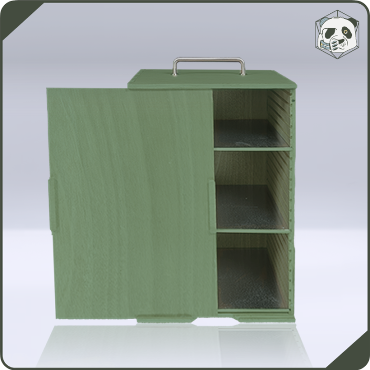 Mallette Medium H3 – Transport Optimal pour Figurines Warhammer et Wargame (28x23x46 cm) | Panda’s Atelier