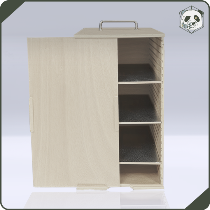 PAWS Large H3 Transport Case – Storage for Large Warhammer and Wargame Armies (28x28x46 cm) | Panda’s Atelier