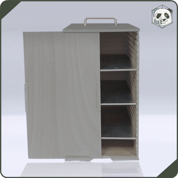 PAWS Large H3 Transport Case – Storage for Large Warhammer and Wargame Armies (28x28x46 cm) | Panda’s Atelier