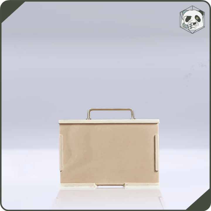 Small H1 PAWS Transport Case – Compact Storage for Warhammer and Wargame Miniatures (28x15x16 cm) | Panda’s Atelier