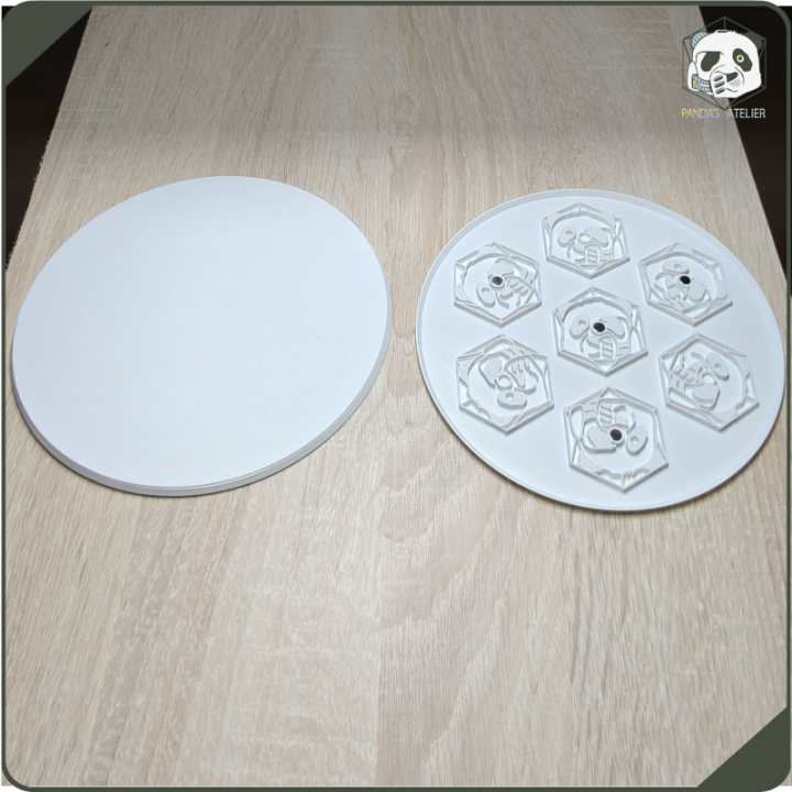 160mm Round Magnetic Base PLA – Warhammer 40k – Age of Sigmar