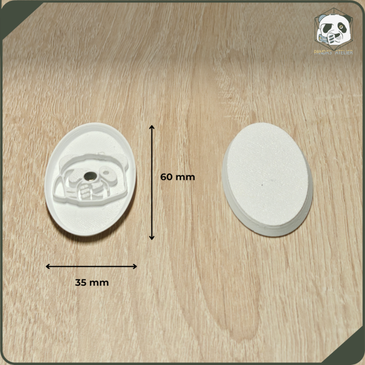 60x35 mm Oval Magnetic Base PLA - Warhammer 40k – Age of Sigmar