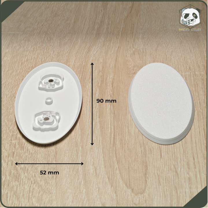 Socle ovale aimanté 90x52 mm PLA - Warhammer 40k – Age of Sigmar