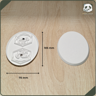 105x70 mm Oval Magnetic Base PLA - Warhammer 40k – Age of Sigmar