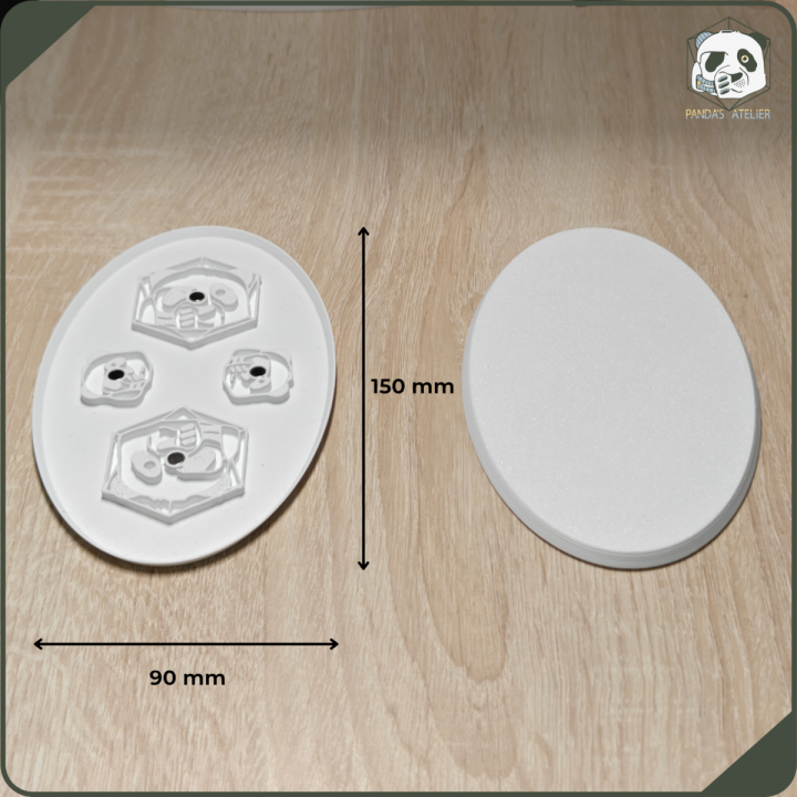 150x90 mm Oval Magnetic Base PLA - Warhammer 40k – Age of Sigmar