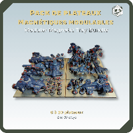 Rangement figurines – Lot de plateaux magnétiques compatibles BILLY | PAWS