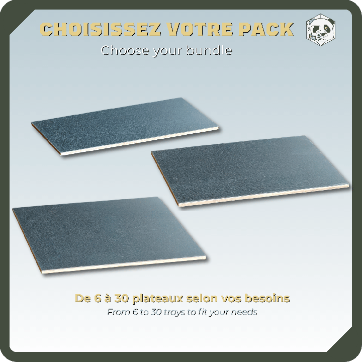 Rangement figurines – Lot de plateaux magnétiques compatibles BILLY | PAWS