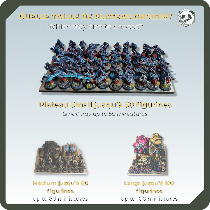 Small Magnetic Miniature Tray – Storage and Transport (50 Minis) | PAWS