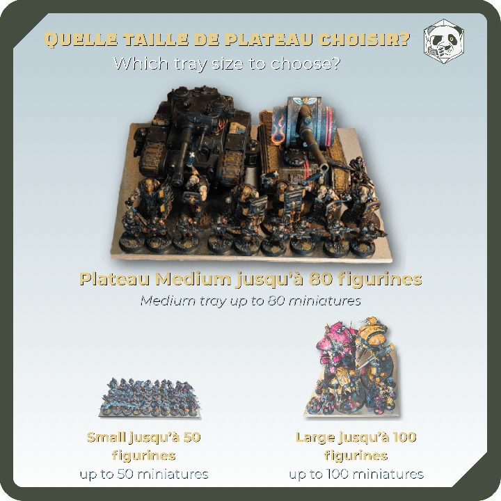 Medium Magnetic Miniature Tray – Secure Transport for 80 Minis | PAWS