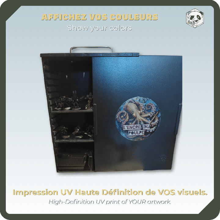 Mallette de transport figurines Small H2 – Tournoi & armée 2000 pts | PAWS