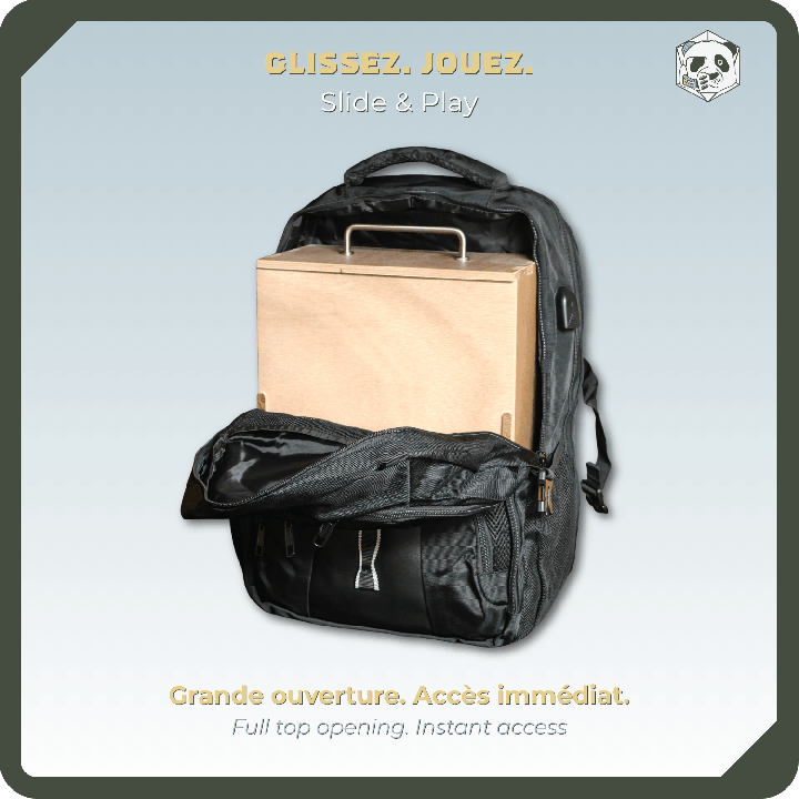 Bundle Nomade – Mallette PAWS Small H2 + Sac à Dos pour Wargamers | Panda’s Atelier