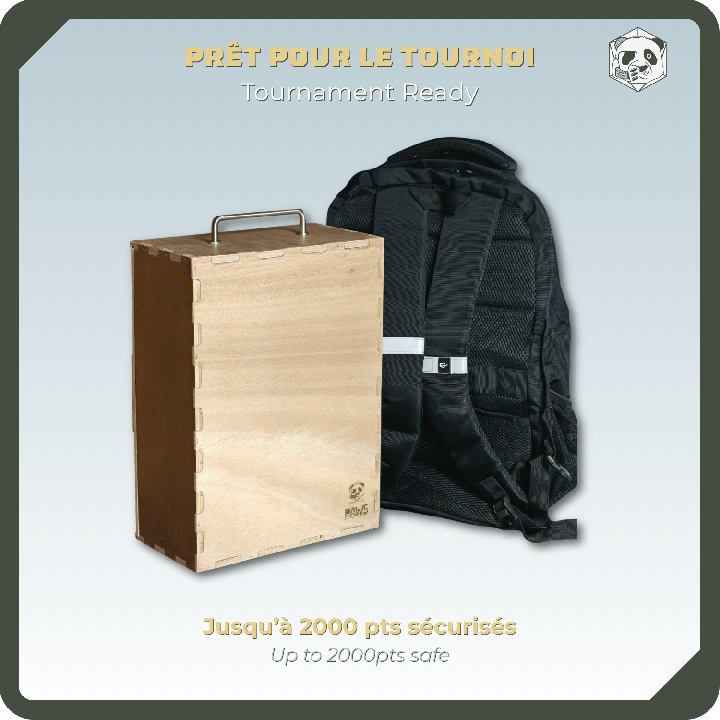 Nomad Bundle – Small H2 Case + Backpack for Wargamers | Panda’s Atelier
