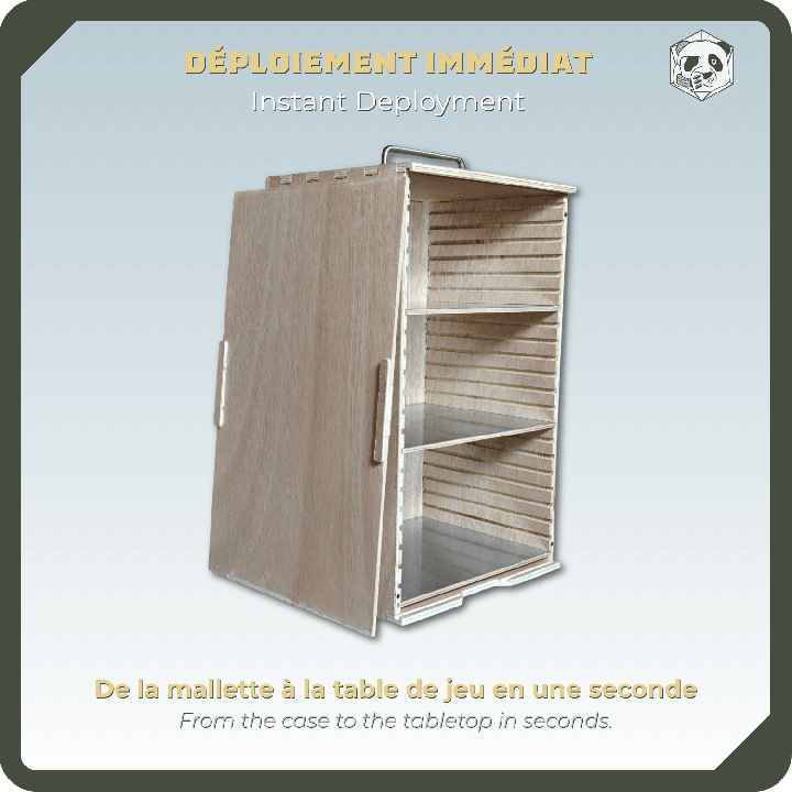 Medium H3 Transport Case – Optimal Storage for Warhammer and Wargame Miniatures (28x23x46 cm) | Panda’s Atelier