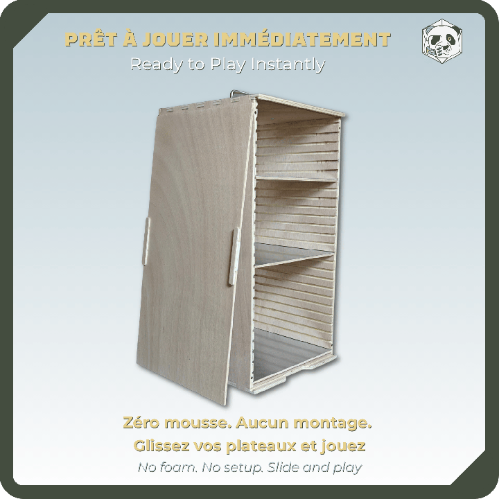 Mallette Large H4 – Solution Ultime pour Armées très volumineuses (28x28x54 cm) | Panda’s Atelier
