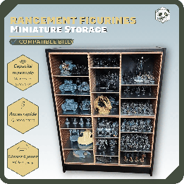 Miniature storage compatible with BILLY – PAWS – Space-saving modular shelf