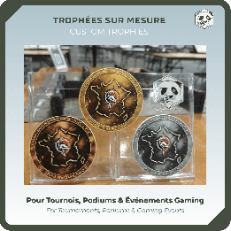 Custom Textured Wooden Trophy | Tournament & Event Award | Panda's Atelier