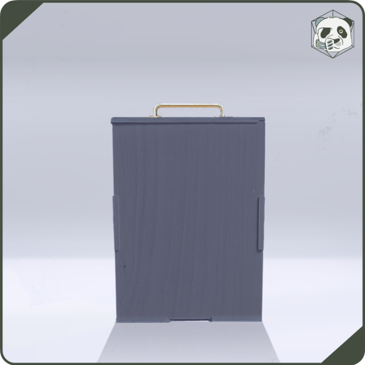 Small H2 PAWS Transport Case – Compact Storage for Warhammer and Wargame Miniatures (28x15x38 cm) | Panda’s Atelier